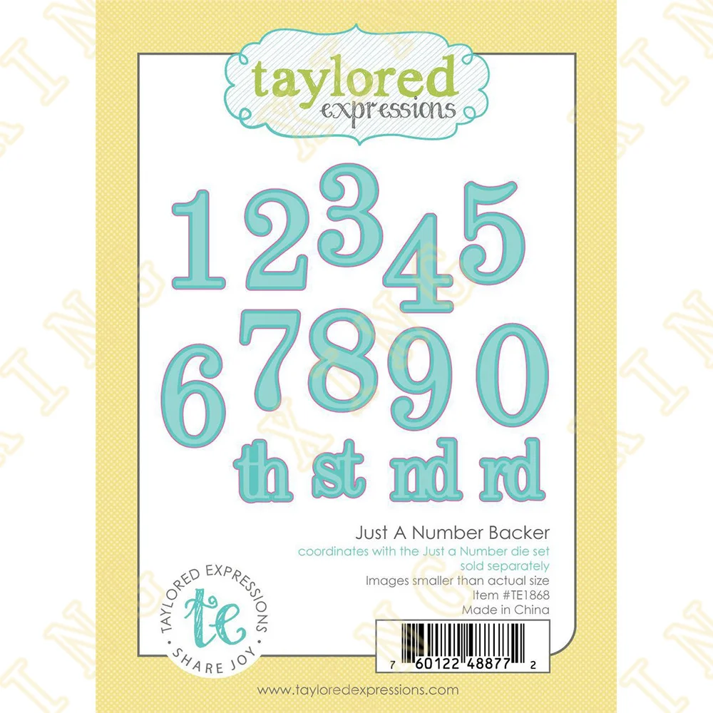 

Metal Cutting Dies Scrapbook Diary Decoration Stencil Embossing Template DIY Greeting Card Handmade 2023 Just a Number - Backer