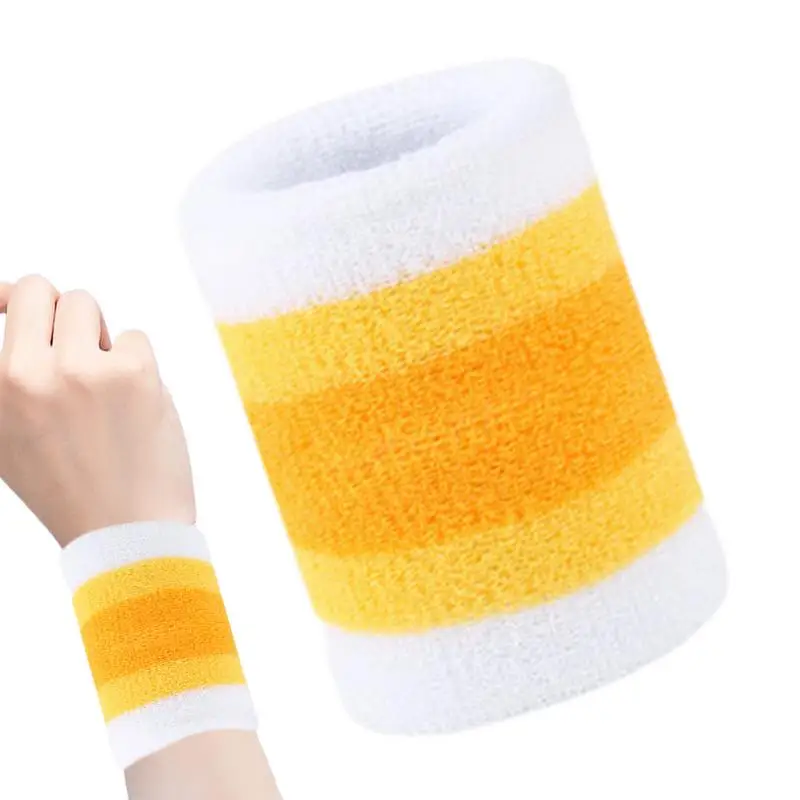 

Sweat Bands Wristbands Women Sweatband Wrist Sports Sweatband For Working Out Exercise Tennis Basketball Running Cloth Athletic