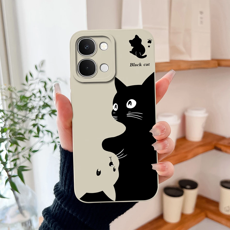 Coconut Tree Soft Smooth Liquid Silicone Phone Case - Full Protection Back Cover