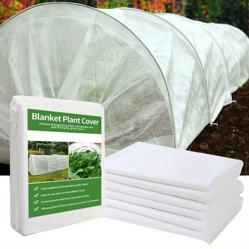 0.9oz DIY Plant Covers Freeze Protection Floating Row Blankets for Fruit Vegetables Tree Winter Cold Weather Yard Garden Tools 0.9oz DIY Plant Covers Freeze Protection Floating Row Blankets for Fruit Vegetables Tree Winter Cold Weather Yard Garden Tools