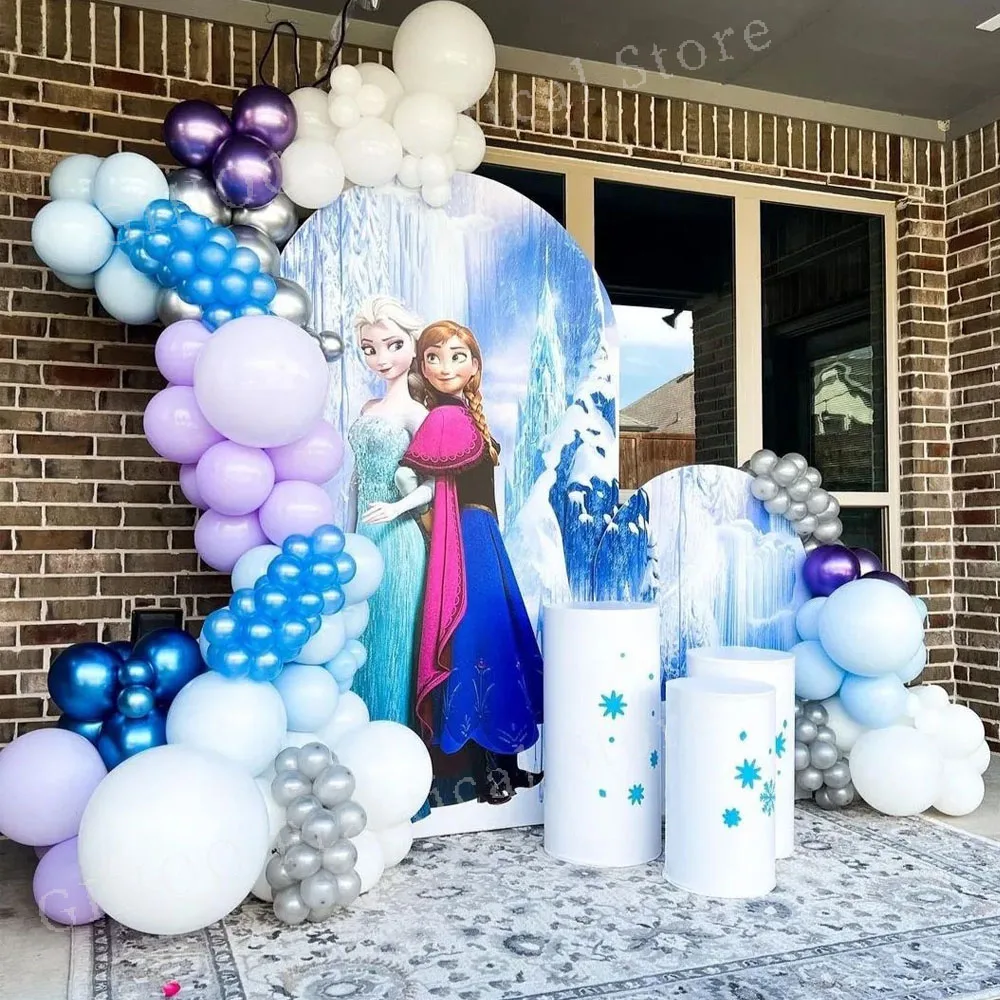 1Set Disney Frozen Olaf palloncini in alluminio Set compleanno per bambini  arco ghirlanda Kit fiocco di neve Baloon in lattice Baby Shower Globos -  AliExpress