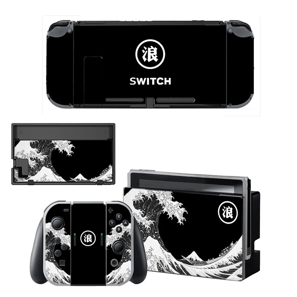 Vinyl Decal Skin Cover Set for Gaming Console and Accessories