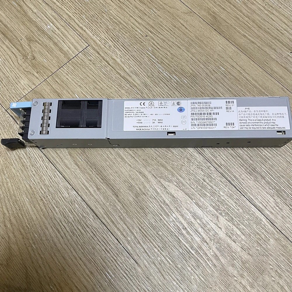 QFX5100 QFX5200 EX4550 850W JPSU 850W DC AFI 740 053638 Switching Power Supply Works Perfectly Fast