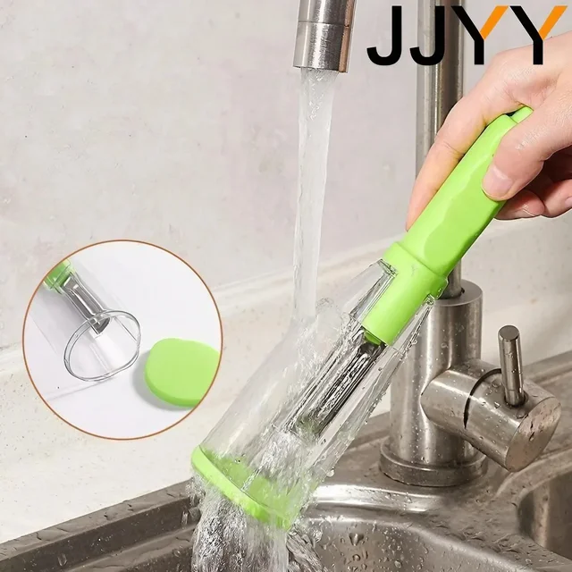 Fruit and Vegetable Peeler with Storage Tube Kitchen Peeling Knife Scraper Food Prep Tool Easy Grip Kitchen Gadget 4