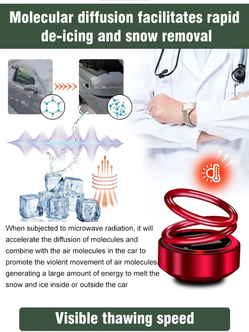 Doublering suspended defroster solar car aromatherapy decoration ornaments Car double ring suspensio