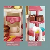 The kitchen table pretends to play with children's kitchen toy sets 4