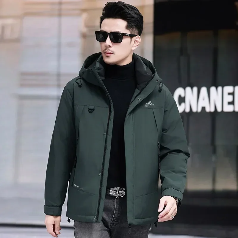 thumbnail image 1 of Ropa de diseñador para hombre, chaqueta de plumón ultraligera, chaquetas cortas con relleno de plumón de pato para hombre, nueva chaqueta de invierno 2024 para hombre, abrigo para hombre, 1 of 5