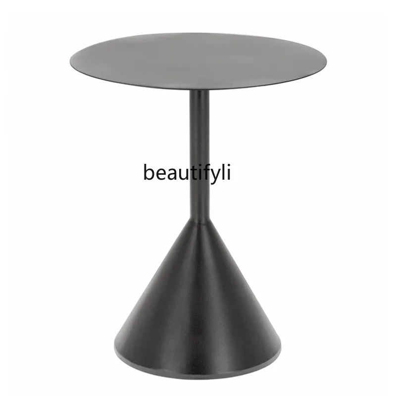 

Мраморный конус, минималистичный современный круглый Угловой Столик Из Нержавеющей Стали для гостиной светильник, роскошный круглый чайный столик, мебель для гостиной