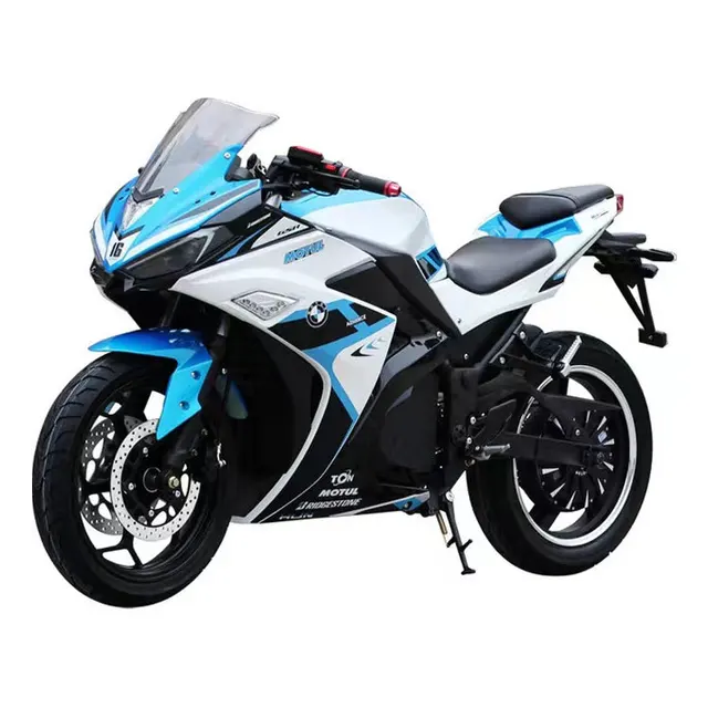EU certificated 100KM range e bike TVS motorcycle big power 72V40Ah power 10000W electric motorcycle