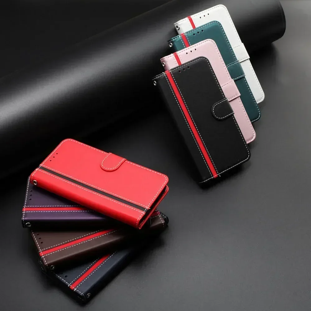 Leather Wallet Flip Case - Premium Phone Cover with Card Slots and Magnetic Closure