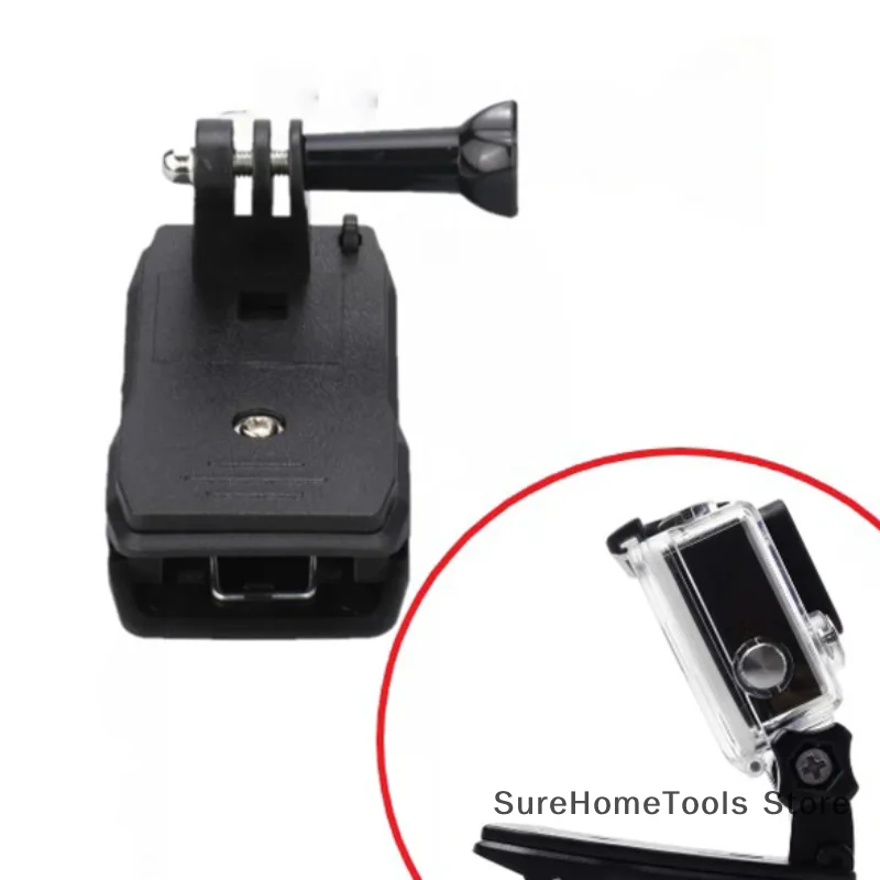 360° Rotary Hat Belt Backpack Clip Camera Accessories Clamp Mount For Hero 13 12 10 9 8 7 Insta360 X3X4 SJCAM