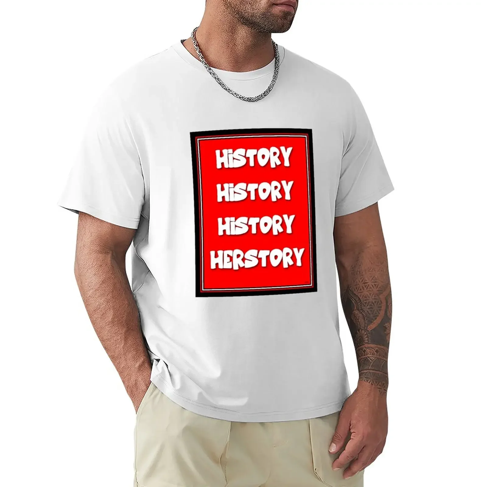 

HERSTORY T-Shirt korean fashion customs design your own customizeds mens graphic t-shirts big and tall