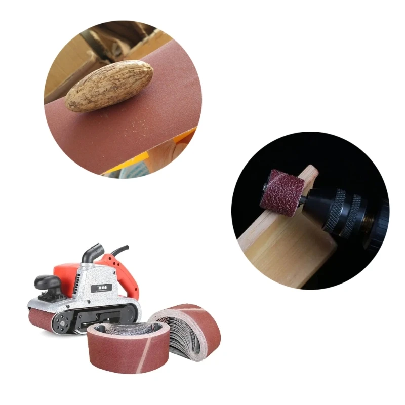 

Abrasive Sandpaper Pack Sand with Dispenser Drawable Emery Cloth Roll Polishing Sander for Wood working Car Metal Polish