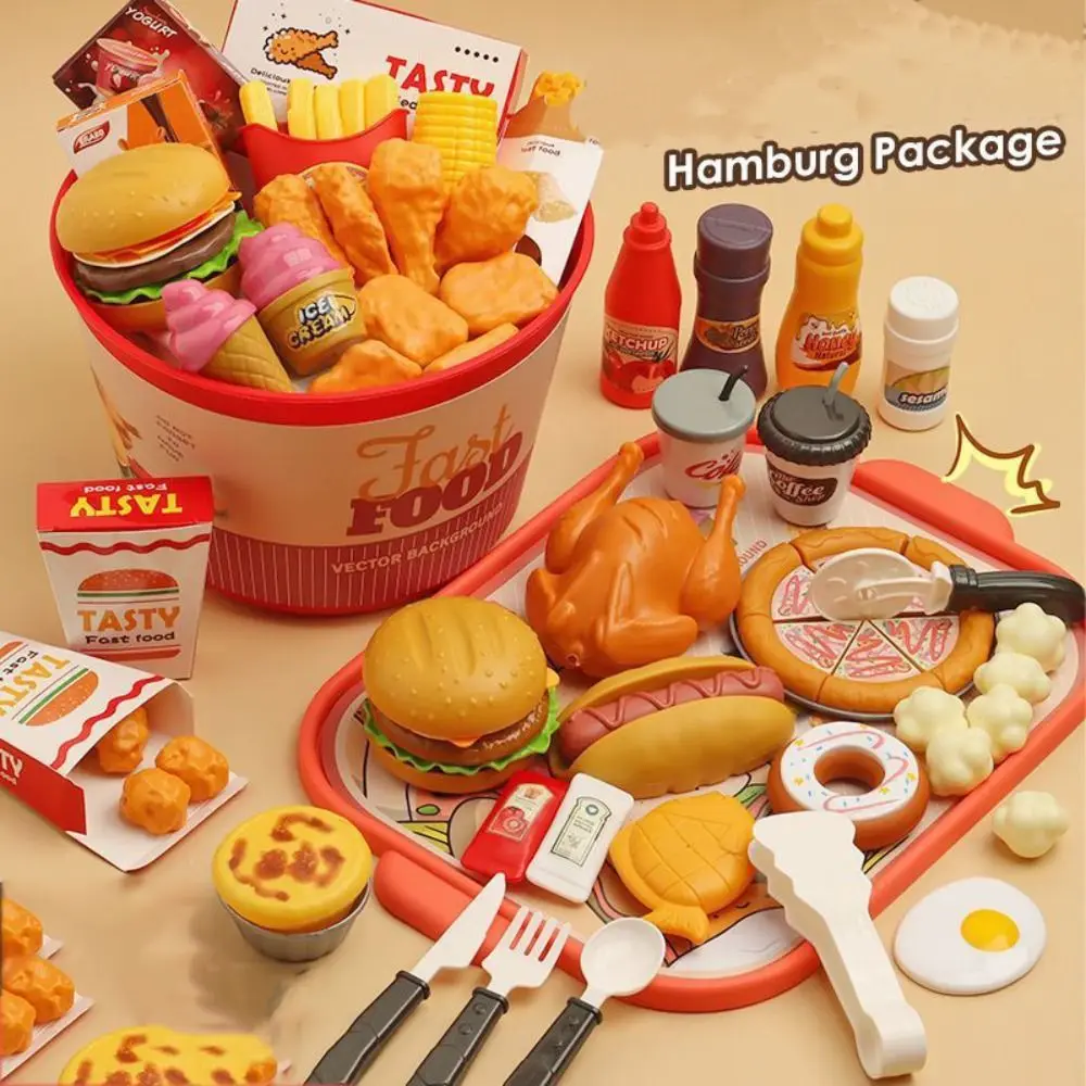 

French Fries Fried Chicken Simulation Food Toys Hamburger Fried Chicken Burger Simulation Food Toys Kitchen Toys Simulation Toys