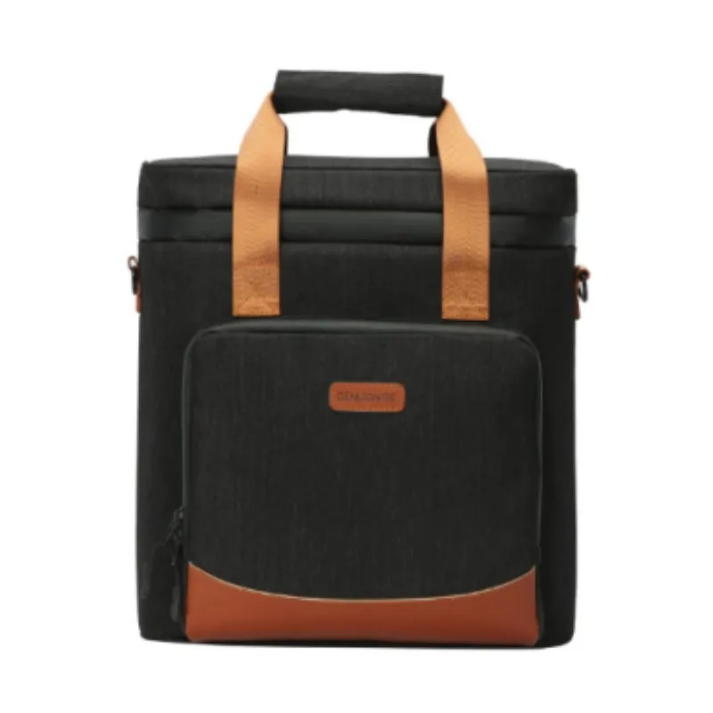 1PC Wine Beer Cooling Bag Leakproof Picnic Drink Cooler Storage Vintage Leather Refrigerator Portable Thermal Camping Tool