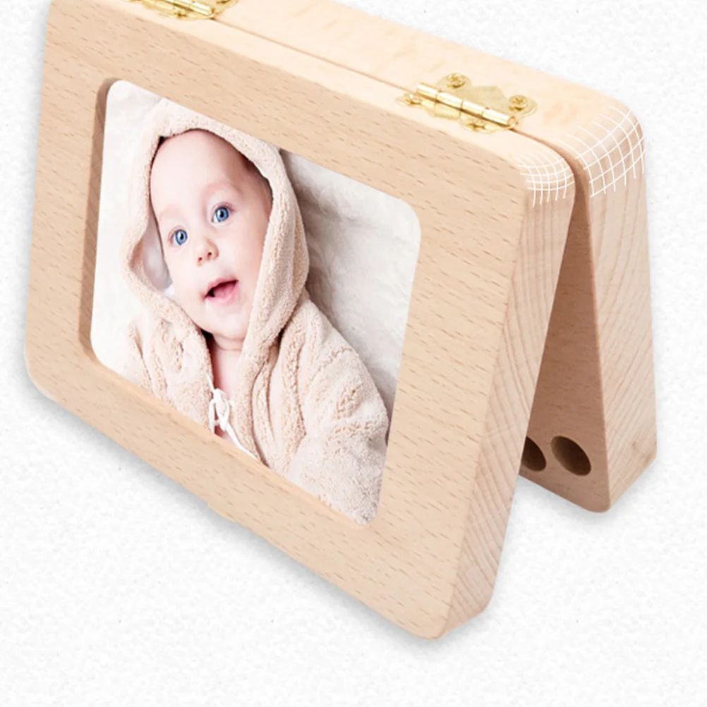 Souvenir Baby Storage Boxes for Organizing Wooden Child Tooth Preservation Organizer