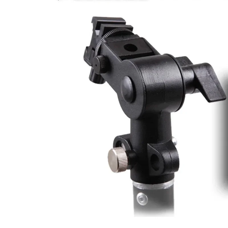 Type D Flash Hot Shoe Umbrella Holder Mount Bracket 1/4 "to 3/8" Screw Adapter for Camera Flash LED light Light stand
