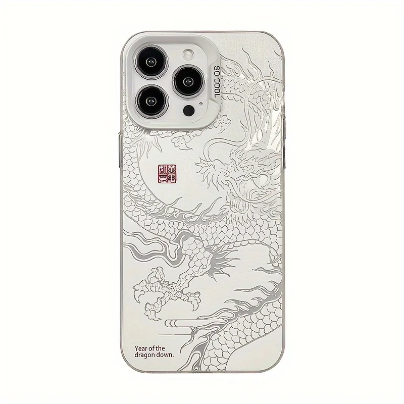 Majestic Dragon Phone Case – Exquisite Protective Back Cover Design