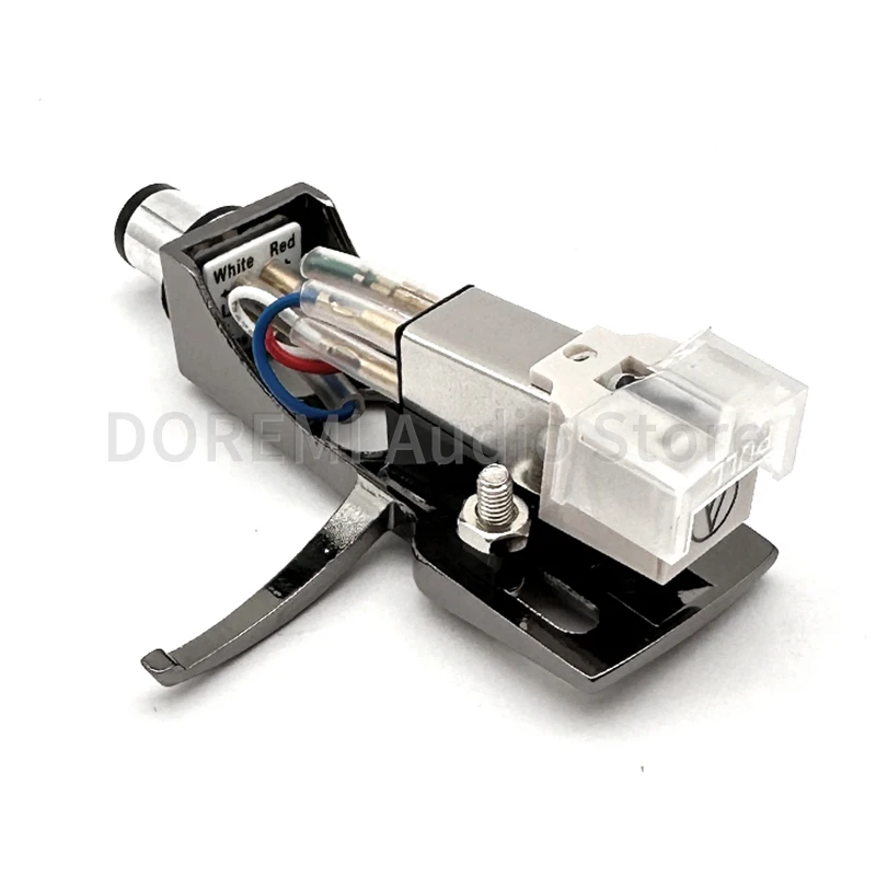 Phono Stylus Moving Magnetic Cartridge Stylus Phonograph Stylus AT3600L Moving Magnetic Cartridge Stylus Turntable Needle Headshell Holder Connect Kit For LP Vinyl Record Player Phonograph
