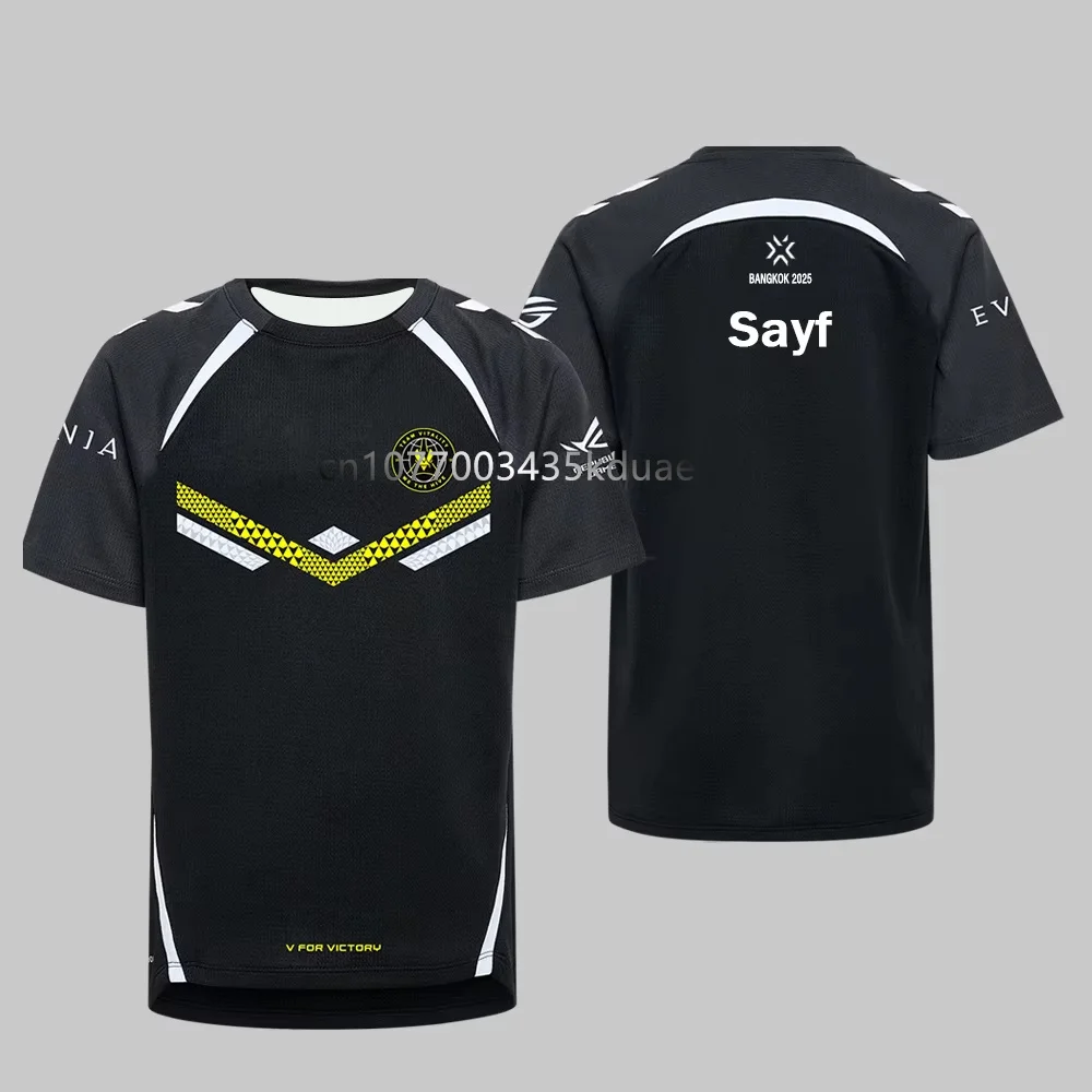 CS2 Esports Team Vitality New Jersey Major Training Uniform Gamer Fans T Shirts Street Oversized Tops Quick-drying Tops
