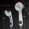 High Pressure Shower Head Water Saving 4 Mode Adjustable Pressurized Spa Handheld Spray Temperature Display Bathroom Accessories 6