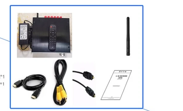 USB fiber optic Bluetooth AC3 DTS Dolby surround 5.1 channel audio decoder HDMI power amplifier all-in-one machine