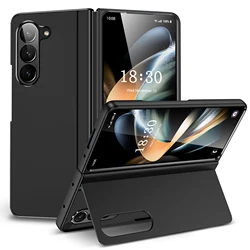 Shockproof Folding PC Hard Case for Galaxy Z Fold6 (Black)