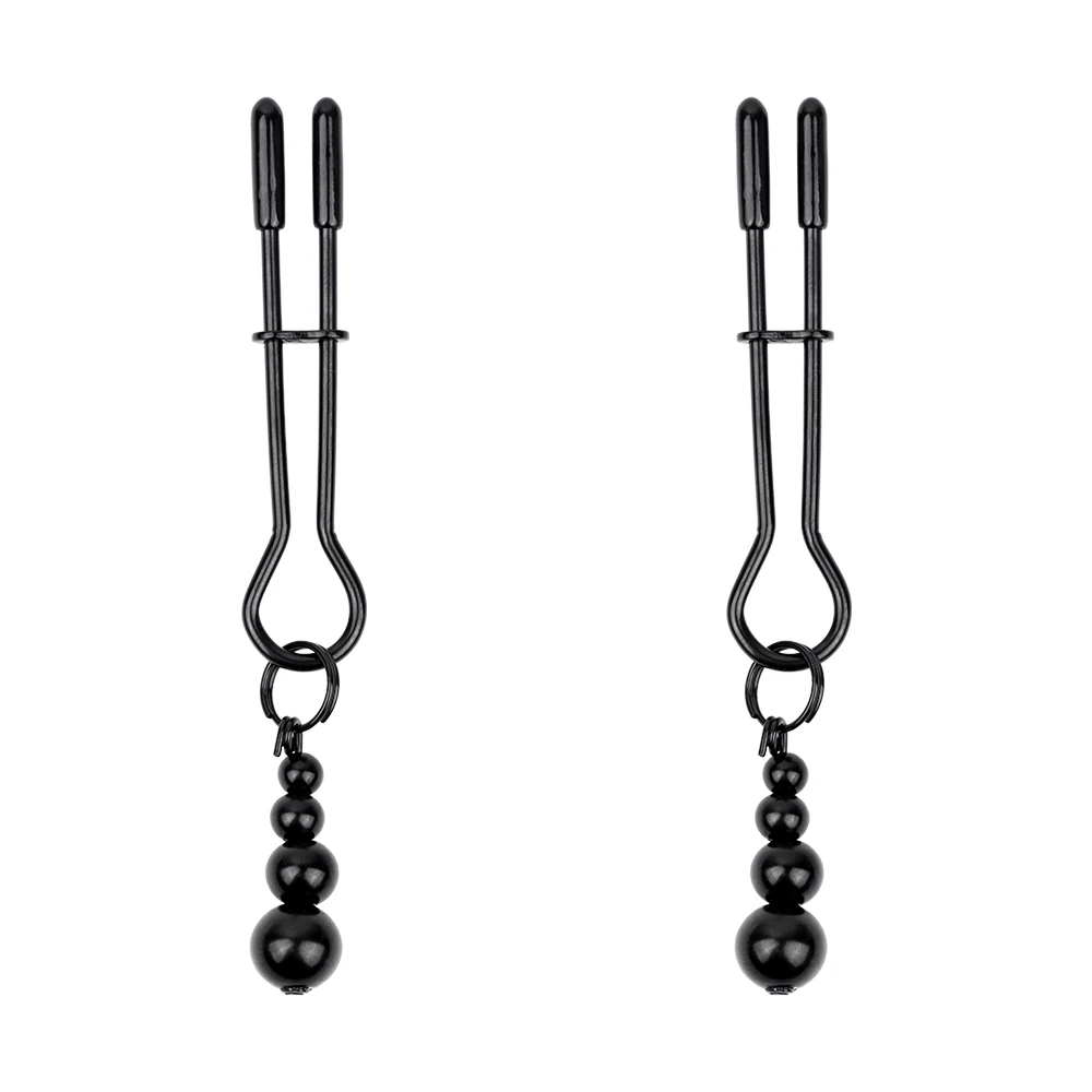 Nipple Sex Toys Nipple Clamps Nipple Clamp with a Gourd-Shape Non-Piercing Adjustable Nipple Clip Adult Sex Toys for Women SM Games and Restraints Scene
