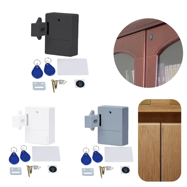 RFID Electronic Cabinet Lock Hidden DIY for Wooden Cabinet Locker Drawer