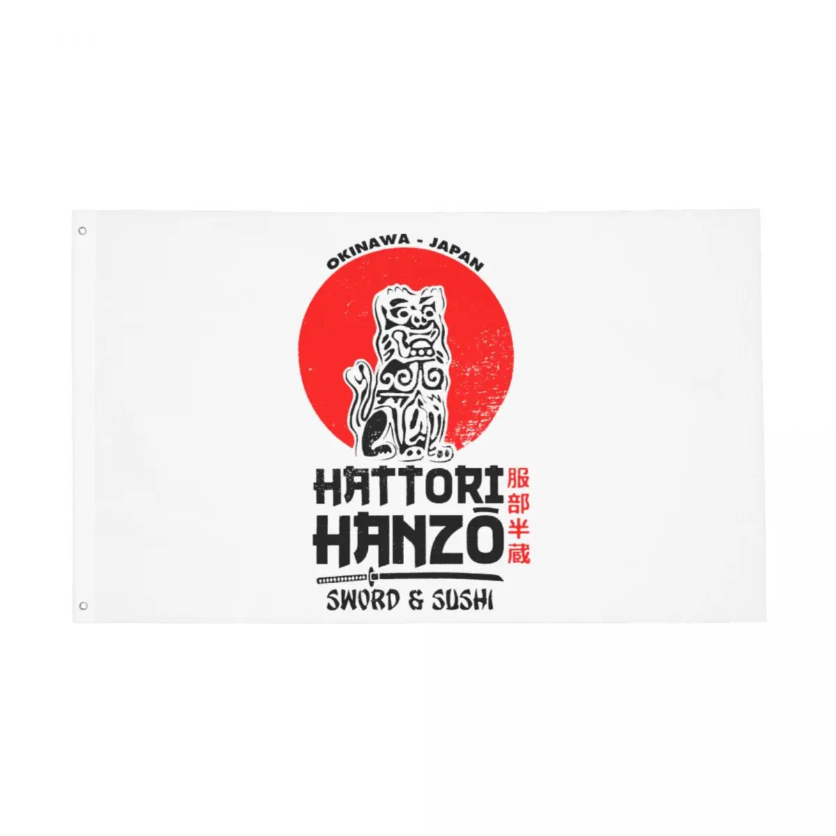Hattori Hani Flag Outdoor Banner Poliestere Kill Bill Decoration Double Sided 2X3 3X5 4X6 5X8 Ft Flags