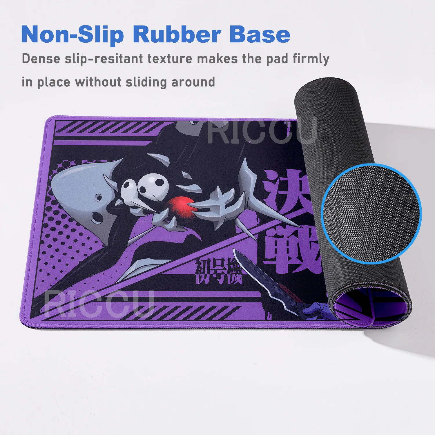 HD Printing Anime EVA Mouse Pad Keyboard Rug Kawai Rubber Accessories Non-slip