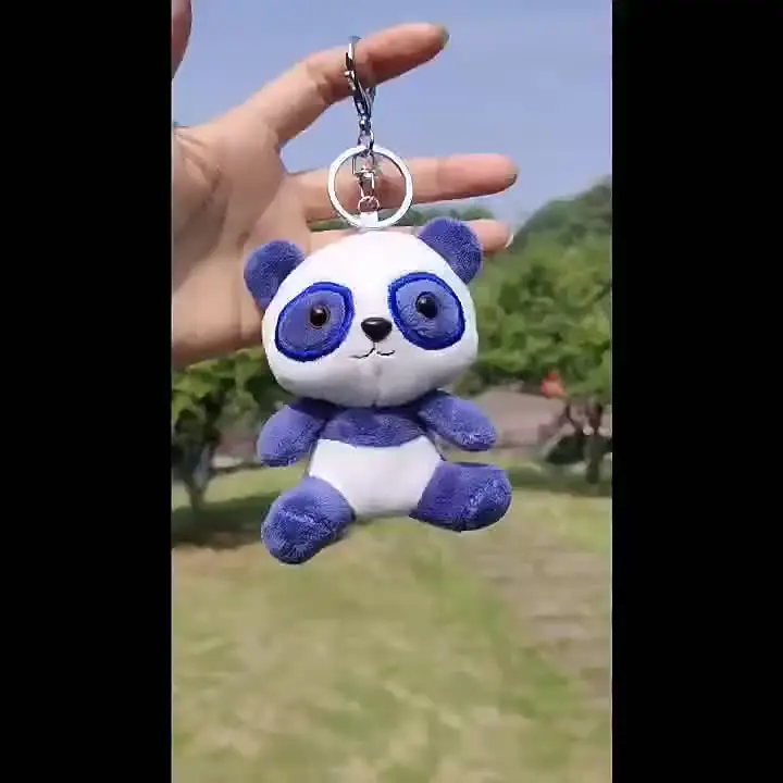 Souldershop 8-Piece Panda Keychain Set - Cute PVC Keyrings For Car Keys, Bags, Backpacks, Gifts - View #5