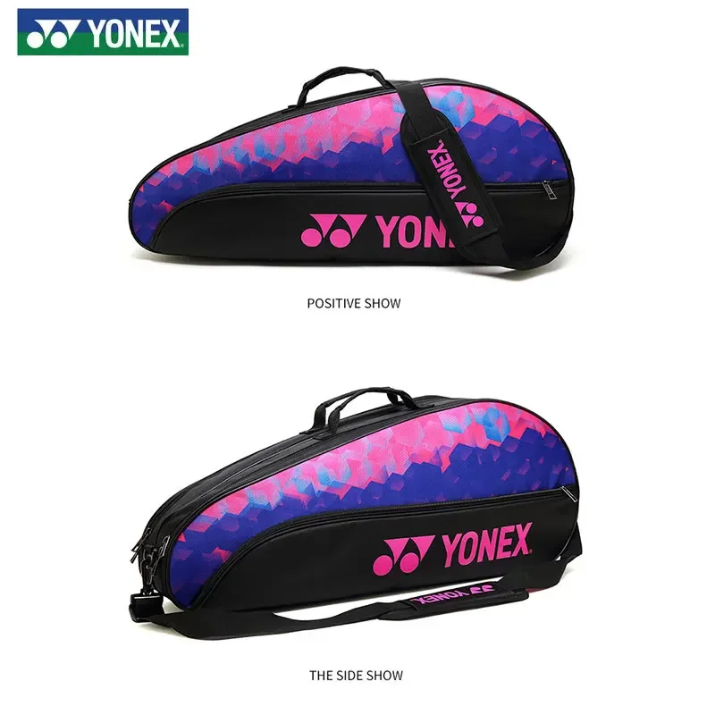 Yonex Genuine Badminton Bag For 3 Rackets Women Men Sports Handbag For Match Training 2