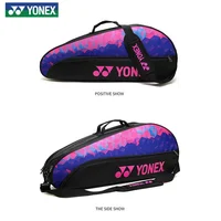 Yonex Genuine Badminton Bag For 3 Rackets Women Men Sports Handbag For Match Training 2