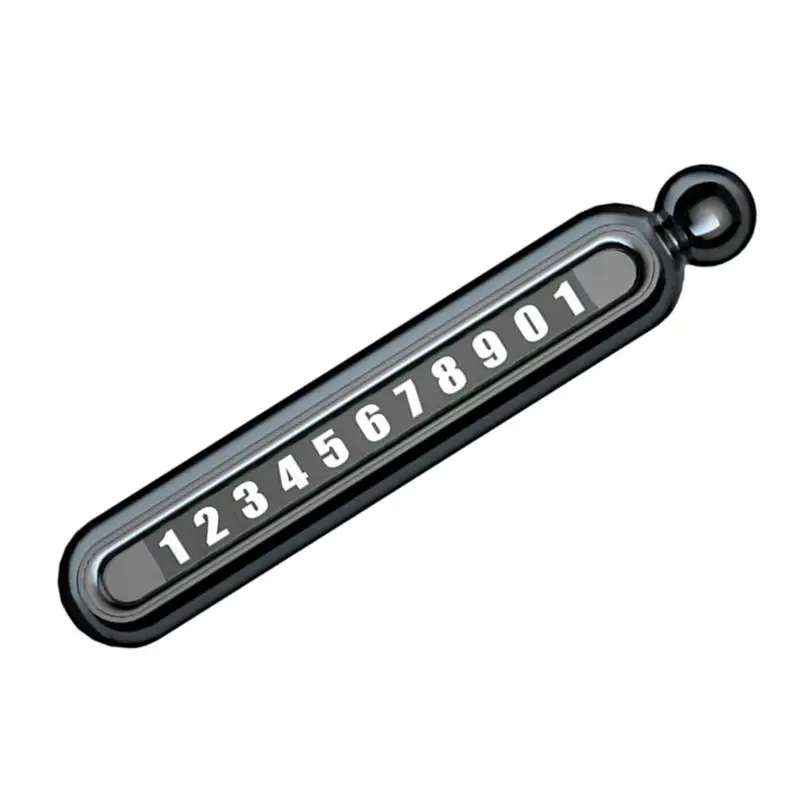 

Temporary Parking Plate Luminous Phone Number Card For Car Dashboard Coffee Parking Numbers Card Car Stop Accessories For