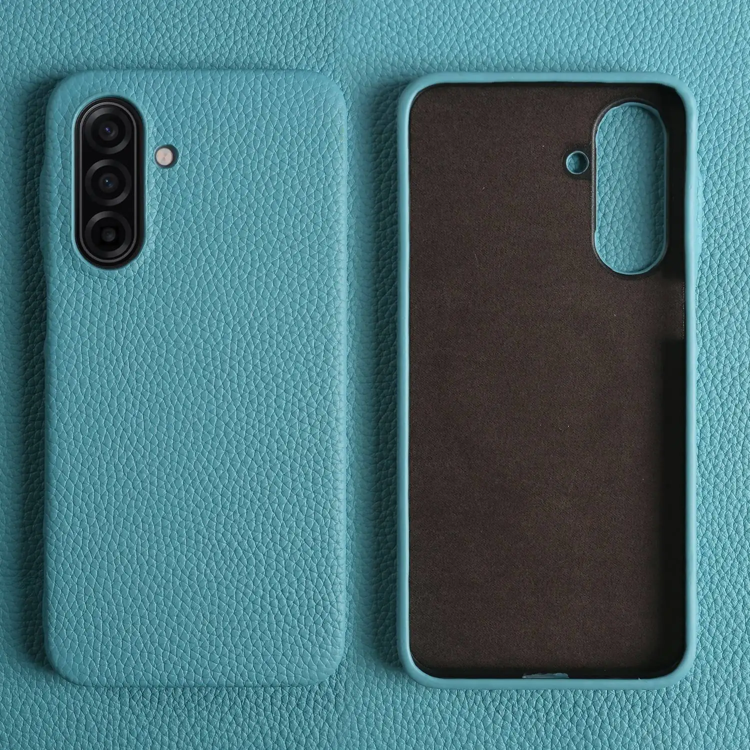 Luxury Genuine Leather Full Wrap Shockproof Phone Case - Premium Back Cover