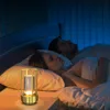LED Cordless Table Lamps Retro Bar Metal Desk Lamp Rechargeable Touch Dimming Night Light Restaurant Bedroom Home Outdoor Decor 6