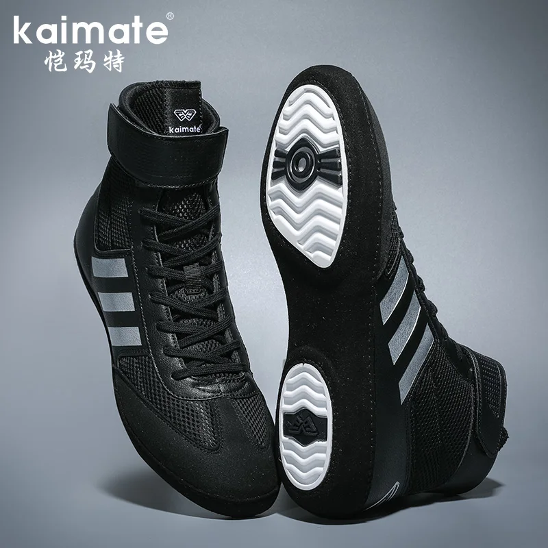 Adult boxing shoes Anti-slip Breathable Men's Wrestling Shoes Professional Training Original Equipment Wrestling Boots