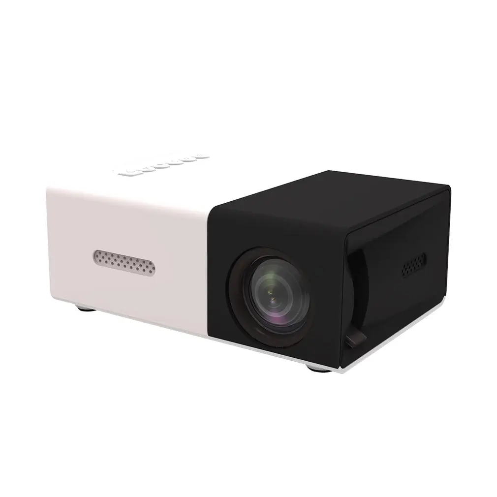 YG300 Pro LED Mini Projector Supports 1080P USB Audio Portable Home Media Video