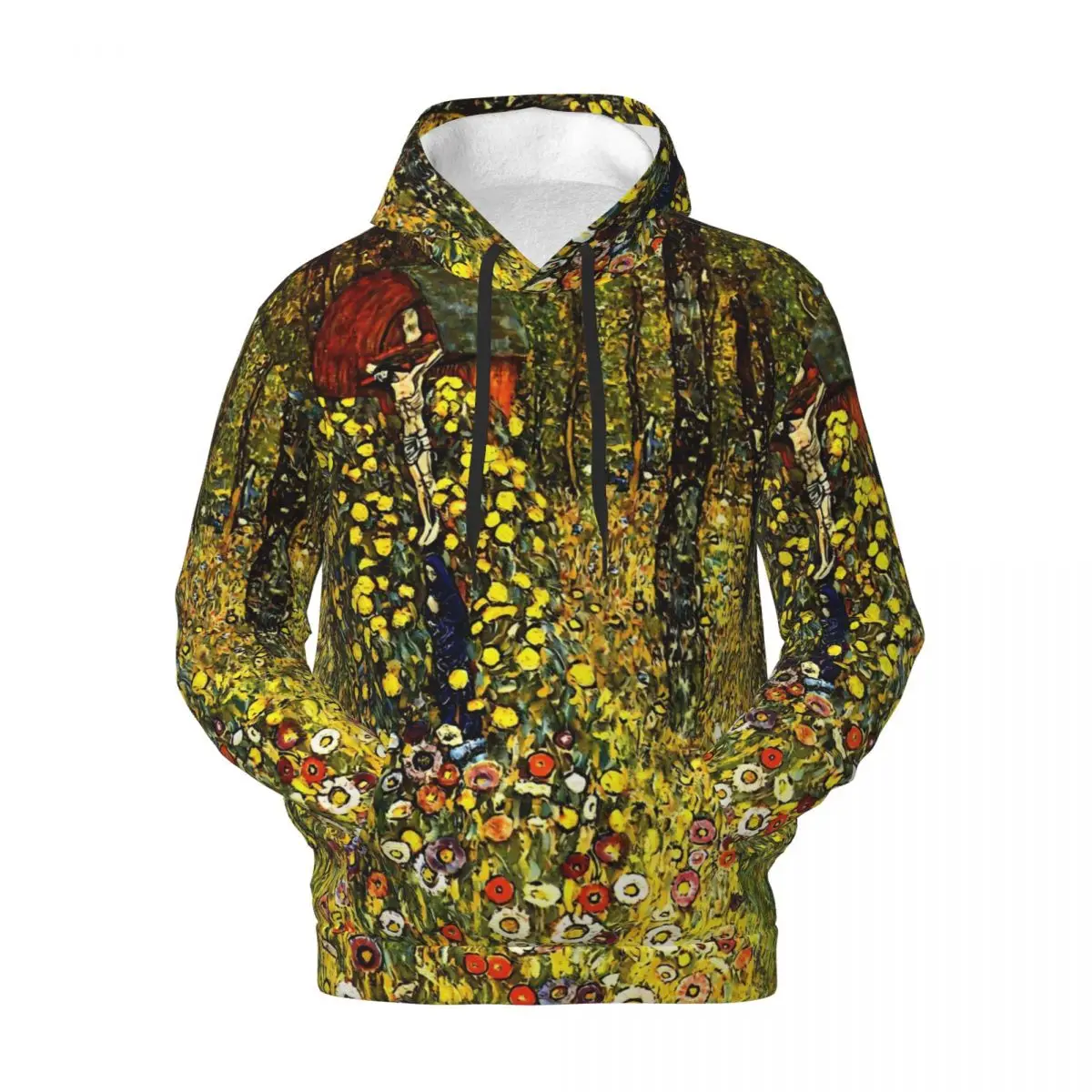 

Gustav Klimt Art Loose Hoodies Men Farm Garden Street Style Pullover Hoodie Winter Trendy Classic Hooded Sweatshirts 2XL 3XL 4XL