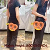 Novel Pretzel Bread Design Shoulder Bag for Women Small Food Shape Crossbody Bag Girls Cute Purses and Handbags Novelty Clutch 4