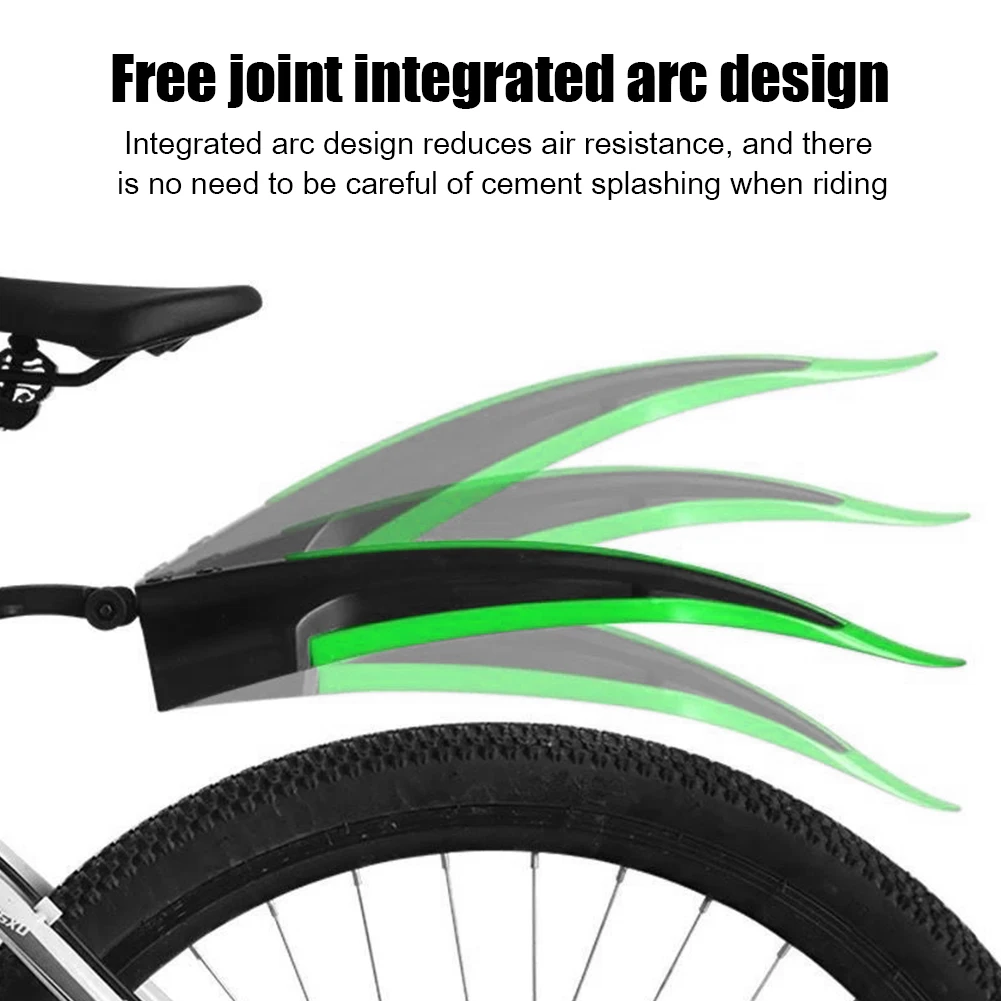 2pcs Universal Adjustable Mountain Bike Mudguard Wings Set Front Rear Wheel Water Mud Guards Fenders Cycling Equipment bicycle fender