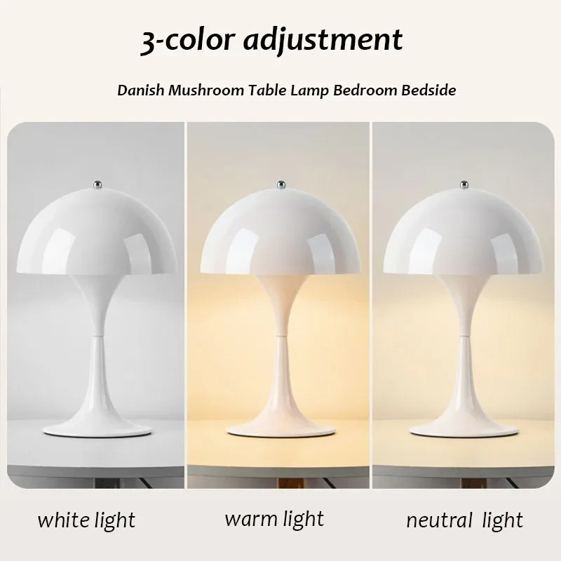 Nordic Danish designer Table Lamp Home Bedroom Bedside Light Lantern Medieval Creative Dimming Touch Night Light Decor Desk Lamp 3