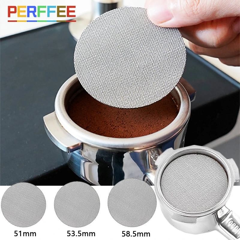 Coffee Filter Screen Stainless Portafilter Puck Screen Reusable Filter