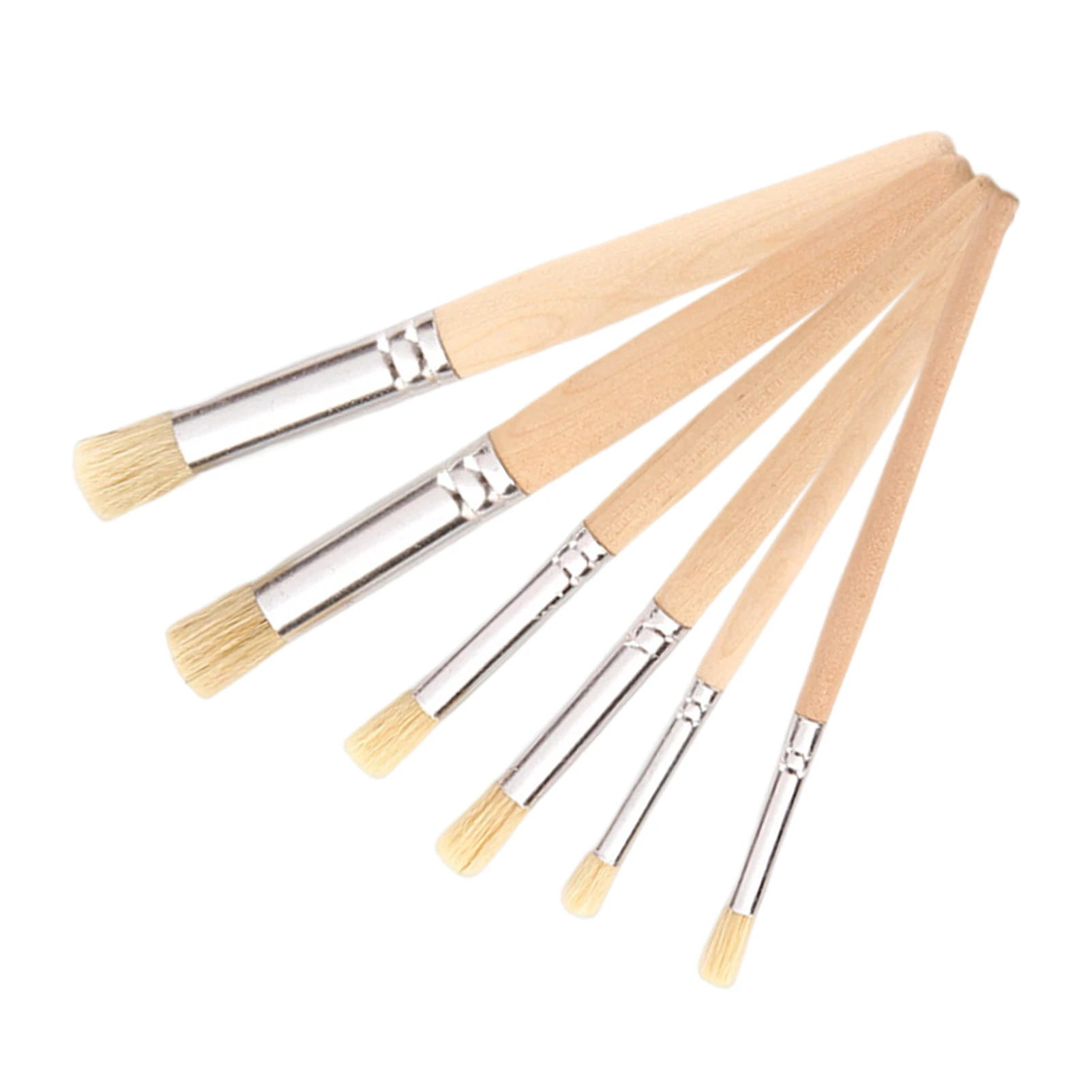 

6 шт./компл. для акриловой краски, сменный портативный масляный шаблон с натуральной щетиной, 3 размера, акварель, деревянные искусственные поделки «сделай сам»