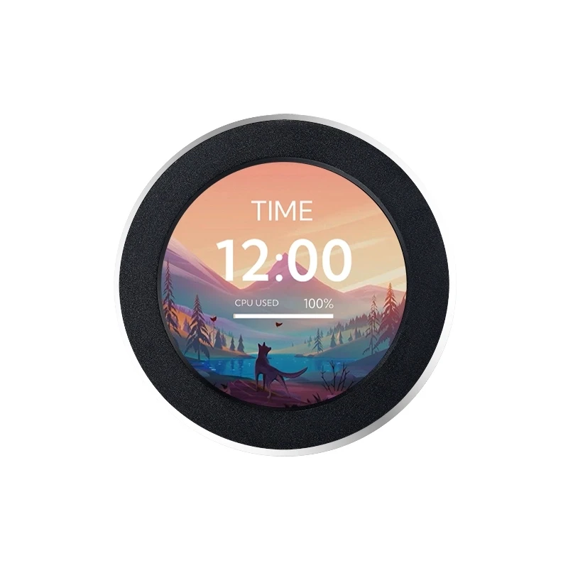 2.1 インチ IPS セカンダリ スクリーン 480x480USB 水冷ブラック