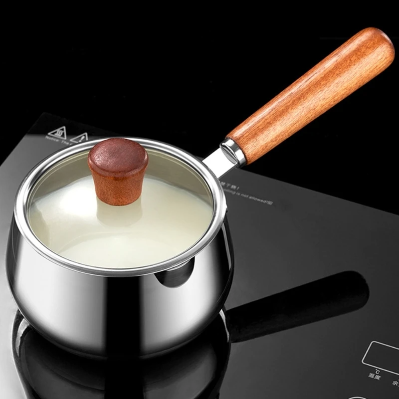 Small Heating Pans 316Stainless Steel Texture Suitable for Sauteing and Boiling