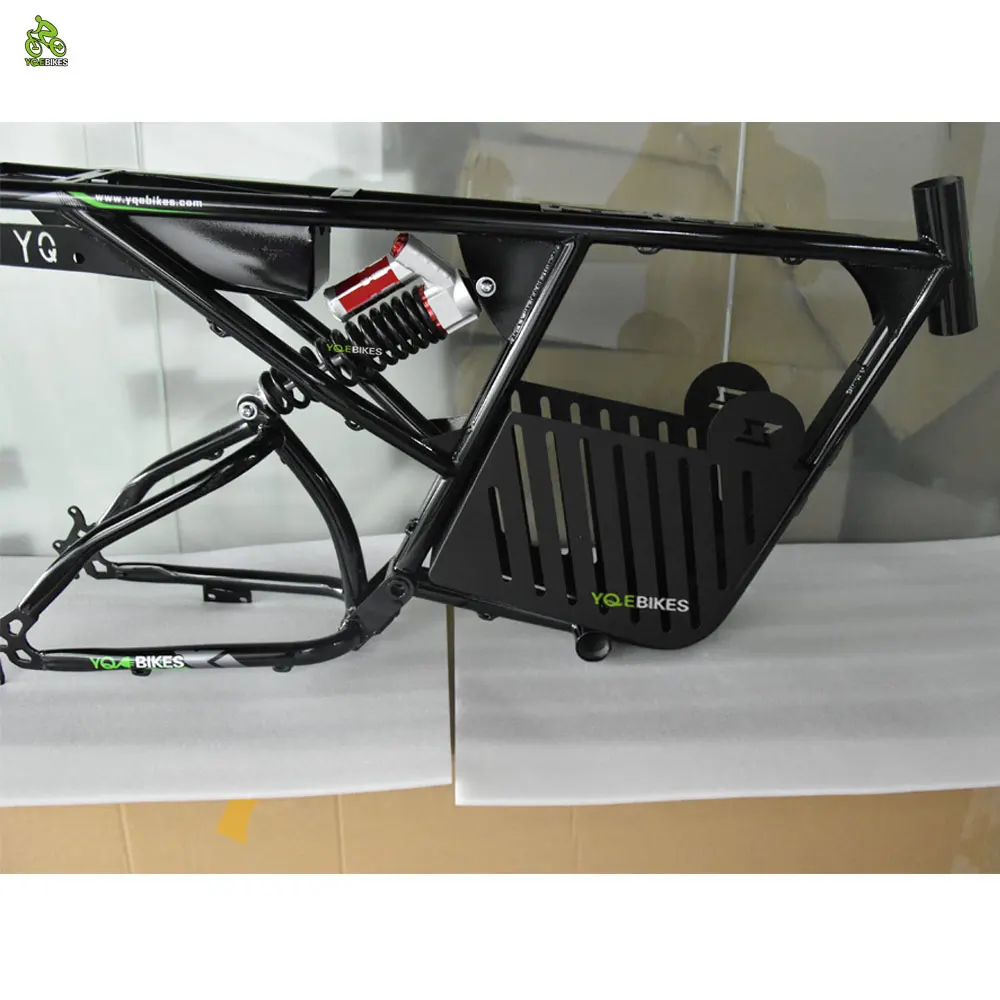 

Новый черный супер полный Подвесной Электрический велосипед 73 RX Frame 20*4,0 MTB конверсионный комплект 73 RX Рама толстые шины комплект для городского велосипеда
