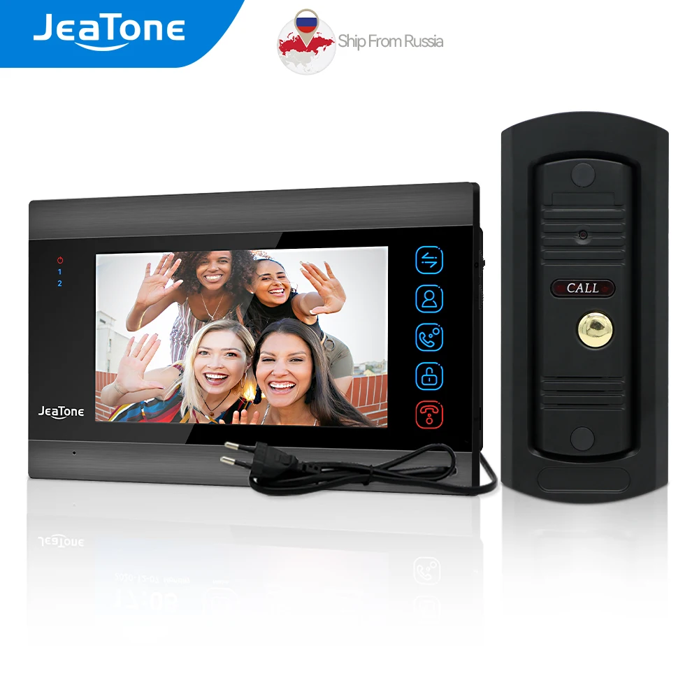 JeaTone Inch Video Intercom for Home Street, 1200TVL Mini