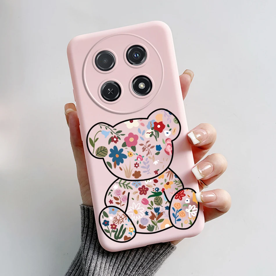 Cute Cartoon Cat Silicone Back Cover - Soft Protective Case